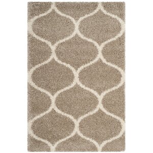 Humberto Shag Beige Area Rug