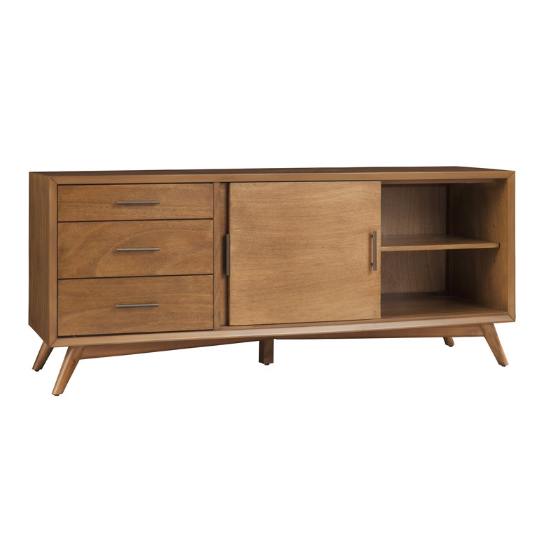 Parocela Cabinet Enclosed Storage Tv Stand For Tvs Up To 70 Inches