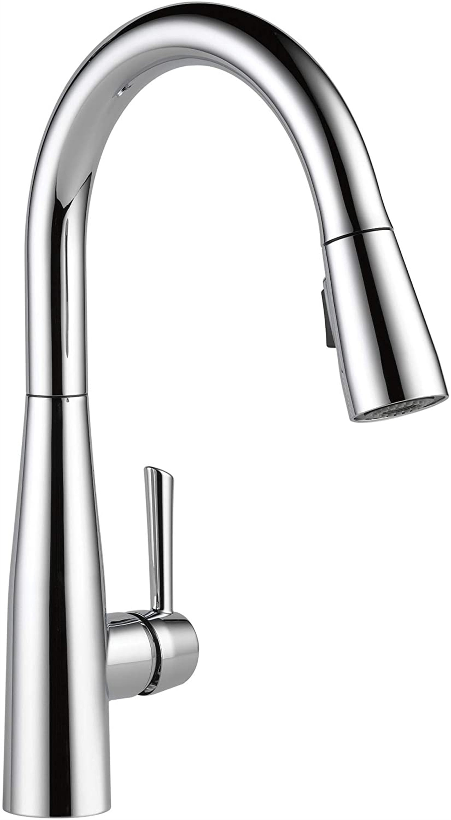 Single-Handle Kitchen Sink Faucet With Pull Down Sprayer And Magnetic Docking Spray Head,Beautiful And Practical