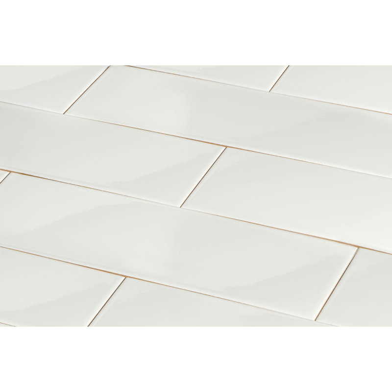 Giorbello 4 X 12 Ceramic Subway Tile In White Reviews Wayfair 4 X 12 Ceramic Subway Tile