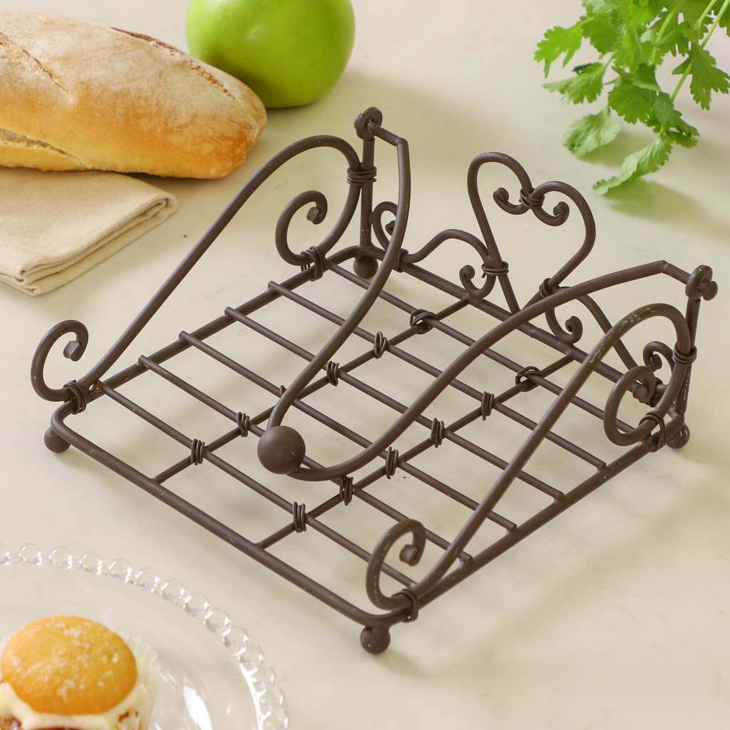 Alpen Home Flacher Serviettenhalter Heart