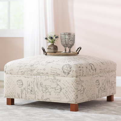 Lark Manor Sartain Storage Ottoman