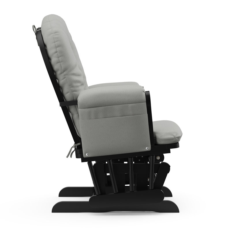 black nursery rocker