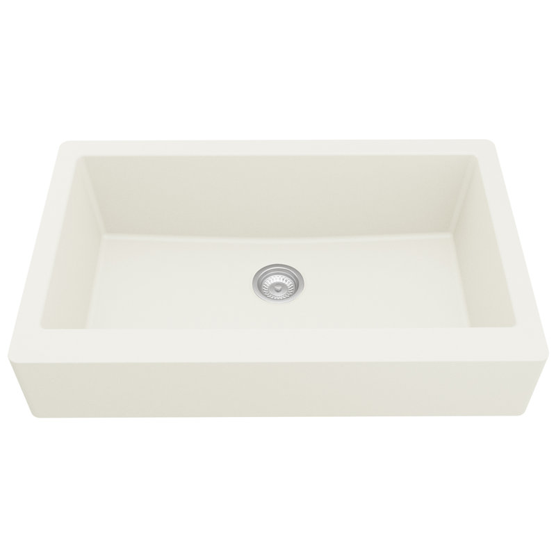 Quartz Retrofit 34 L X 21 W Farmhouse Kitchen Sink Reviews Allmodern