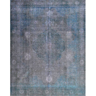 Bloomsbury Market Traditional Blue Gray Area Rug Wayfair