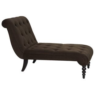 Go to store & view more images World Menagerie Rosemead Velvet Chaise Lounge