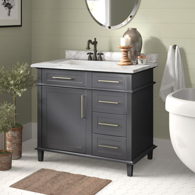 Birch Lane Heritage Dakota 36 Inch Single Bathroom Vanity Birch Lane Heritage Dakota 36 Inch