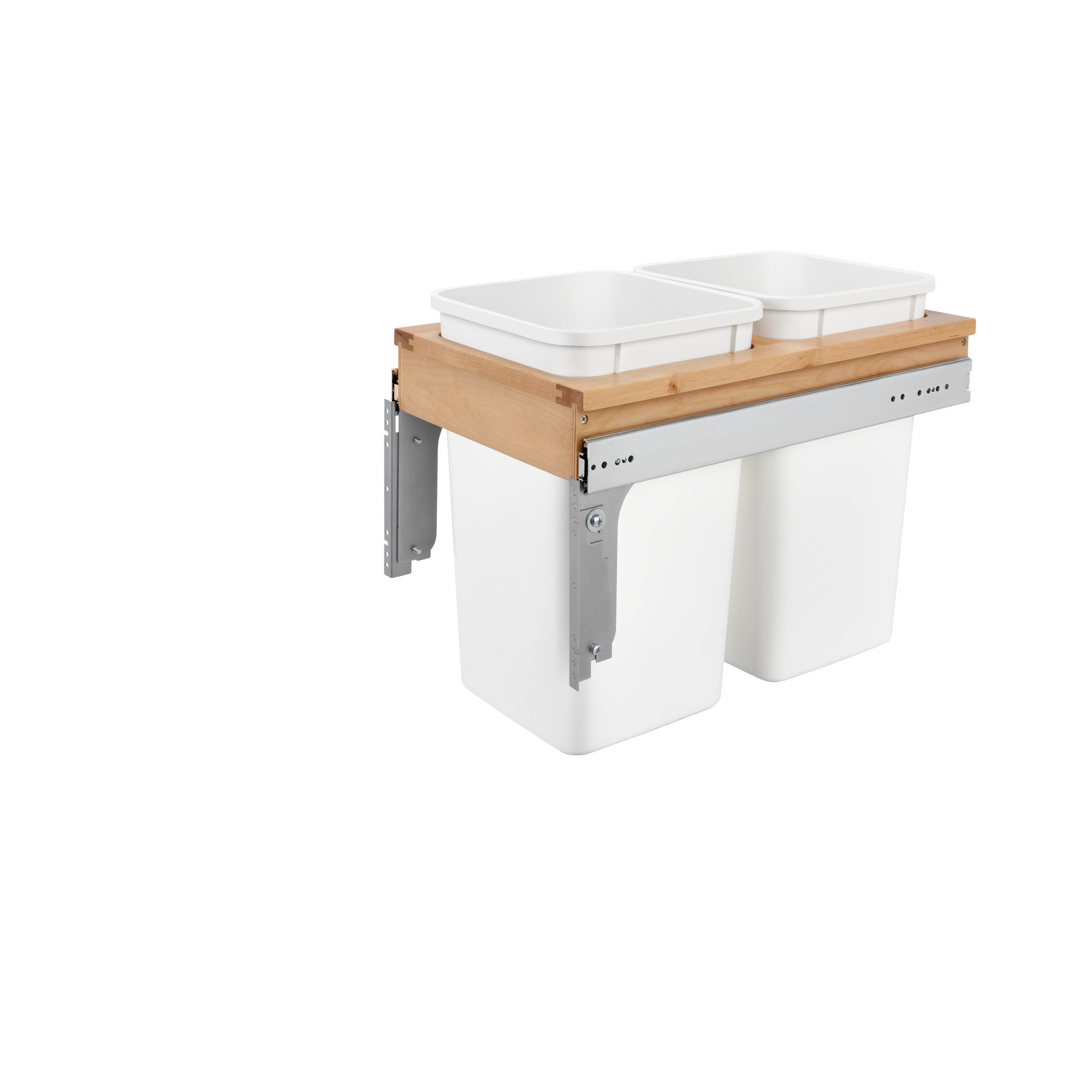 Rev A Shelf Double Top Mount 6 75 Gallon Pull Out Under Counter