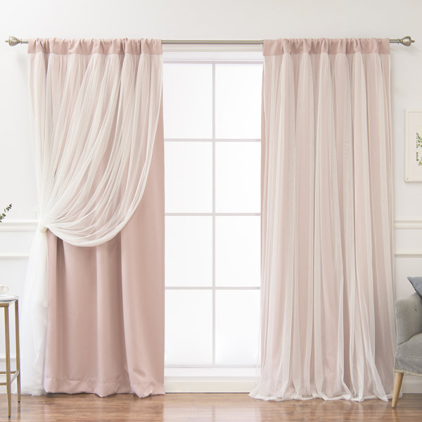 Shining Butterfly Embroidered Voile Curtains Panel Window Home Bedroom Tulle New 