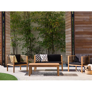 4-tlg. Lounge-Set Pacific mit Kissen von Home Lo..