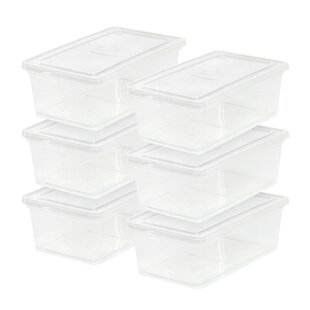patterned plastic storage boxes