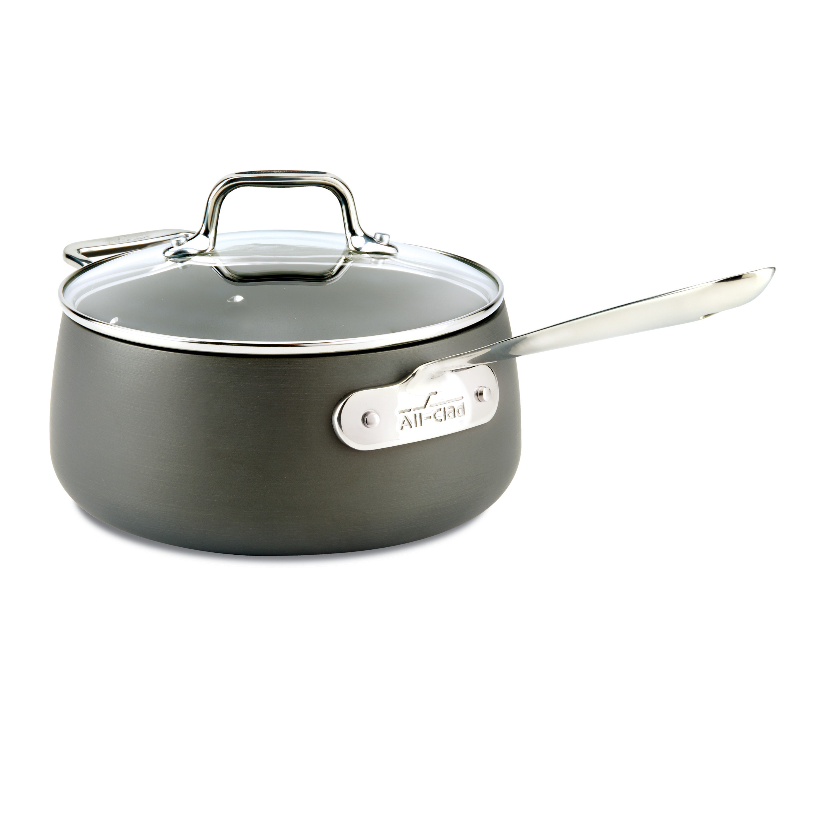 All-Clad Ha1™ Non-Stick Hard-Anodized Aluminum Saucepan with Lid ...