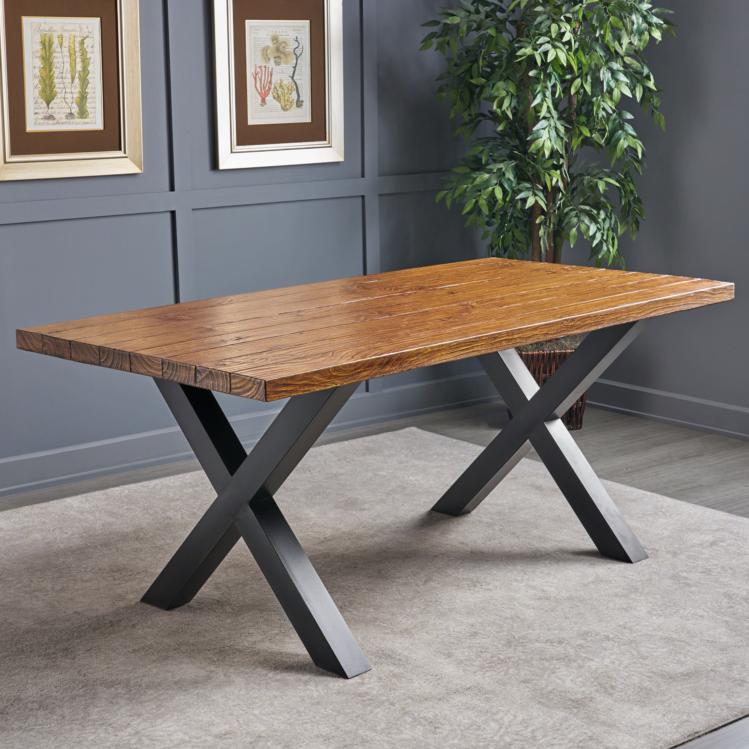 Gracie Oaks Delanie 35 Concrete Dining Table Wayfair