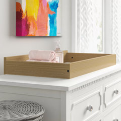 walnut changing table topper