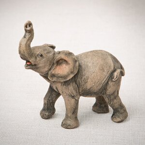 Aruna Natural Looking Elephant Figurine