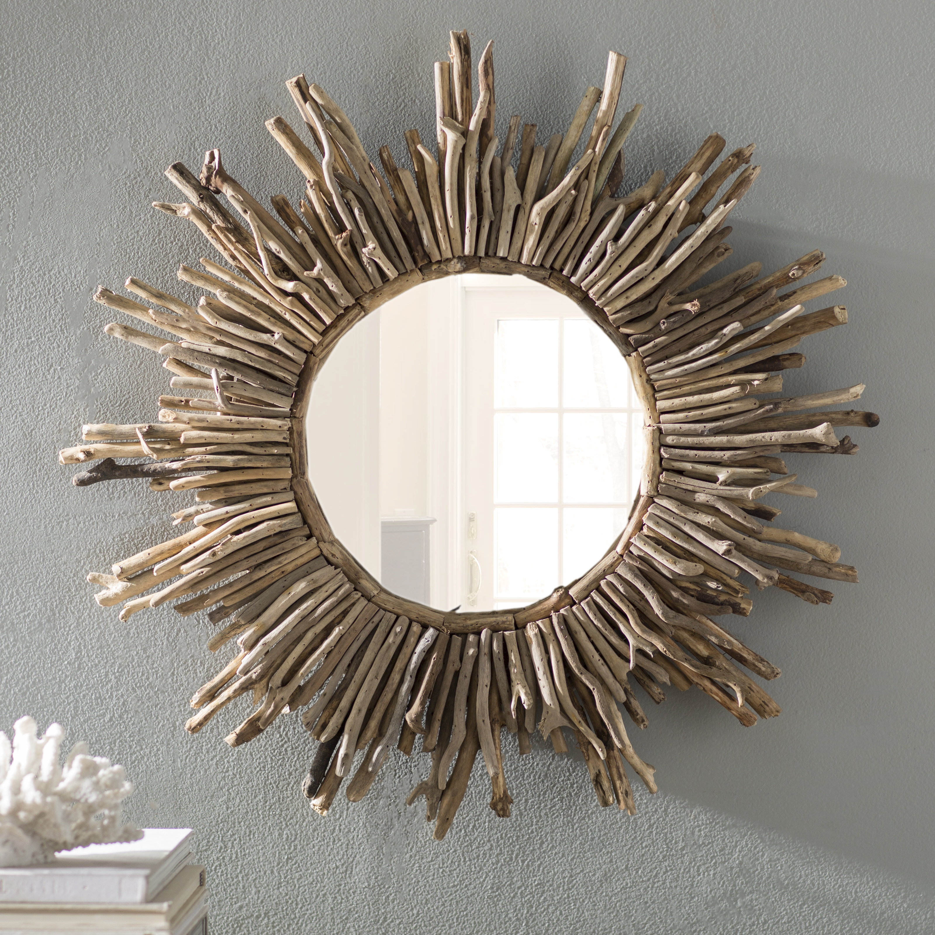 Birch Lane Flinchum Sunburst Traditional Accent Mirror Reviews Wayfair Ca