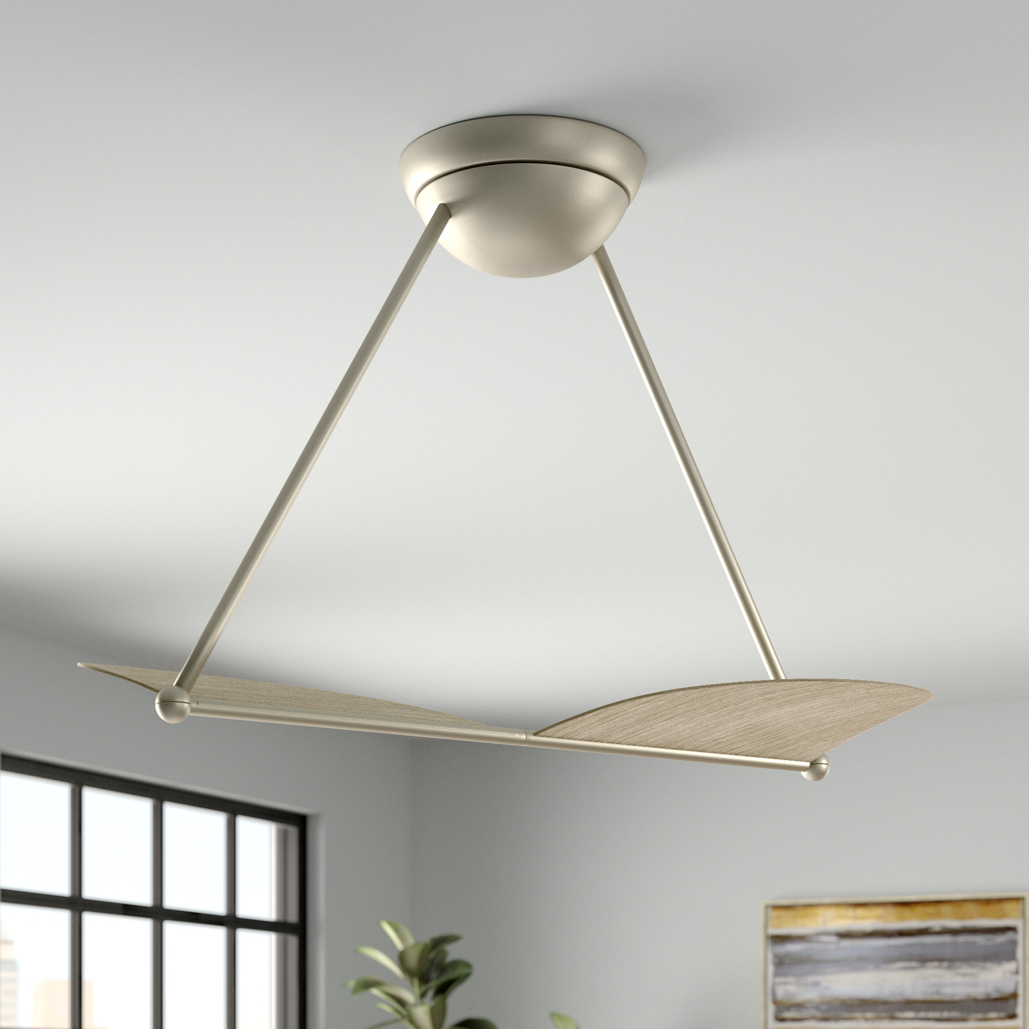 Orren Ellis 50 Alanson 2 Blade Ceiling Fan Wayfair 50 Alanson 2 Blade Ceiling Fan