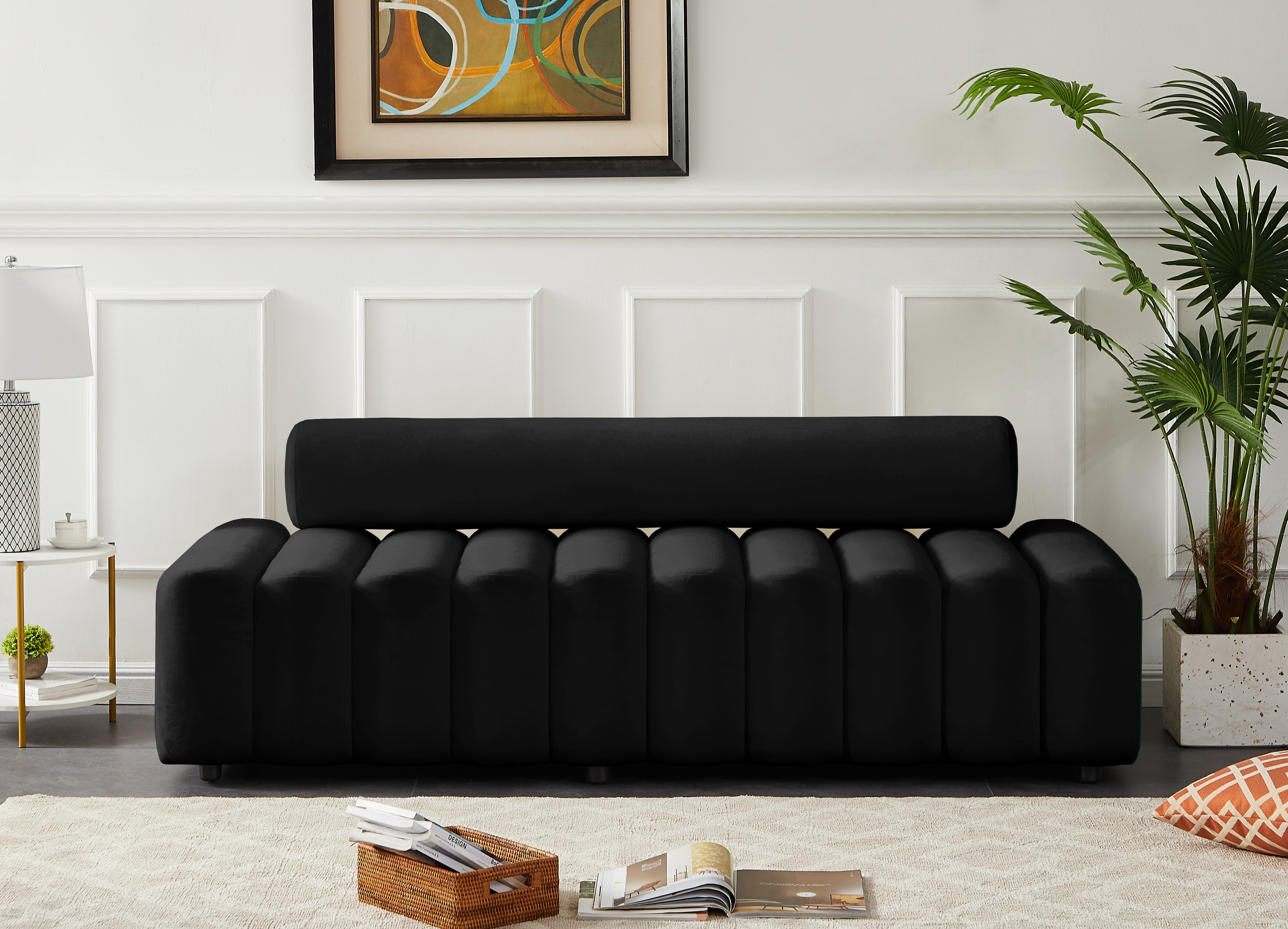 Everly Quinn Erlond 84'' Upholstered Sofa & Reviews | Wayfair