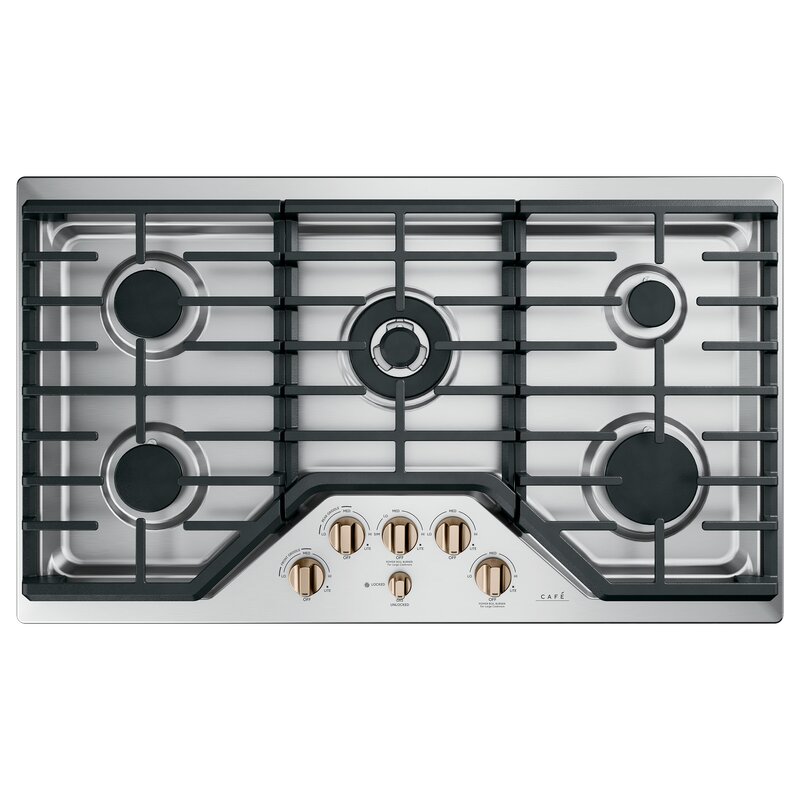 Cafe 36 Built In Gas Cooktop With 5 Burners Reviews Wayfair