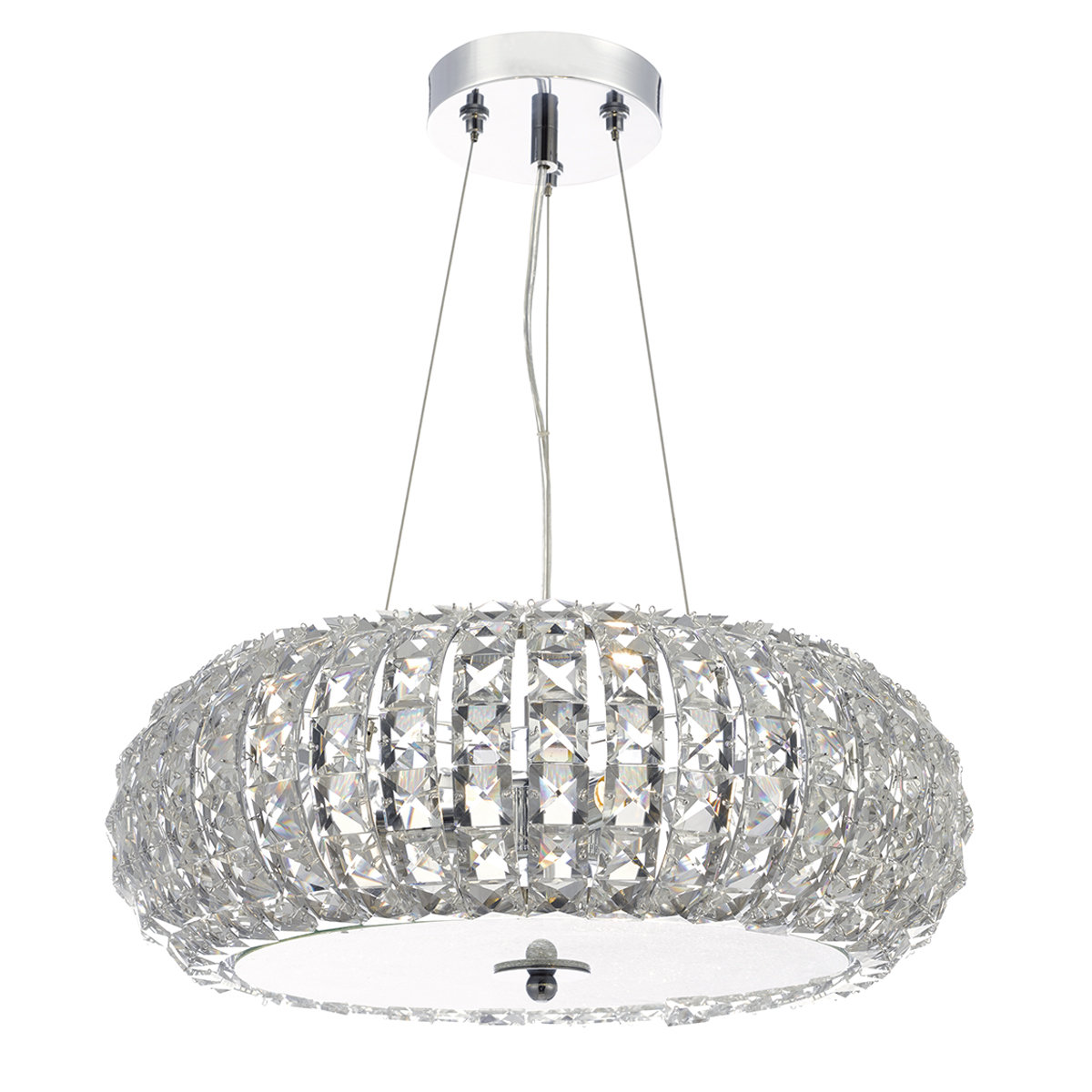 Levron 6 Light Crystal Chandelier Levron 6 Light Crystal Chandelier