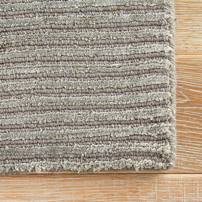 Melbourne Wool Silk Light Gray Area Rug Melbourne Wool Silk Light Gray Area Rug