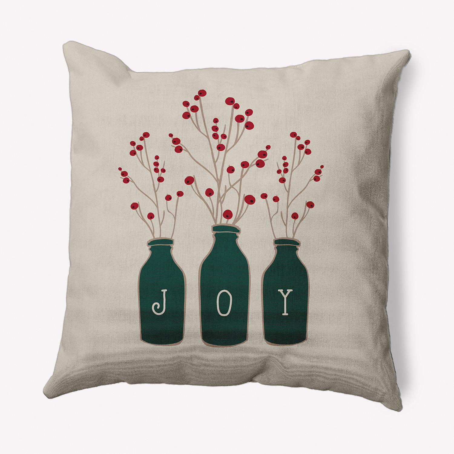 e by design Holiday Wishes Throw Pillow Wayfair