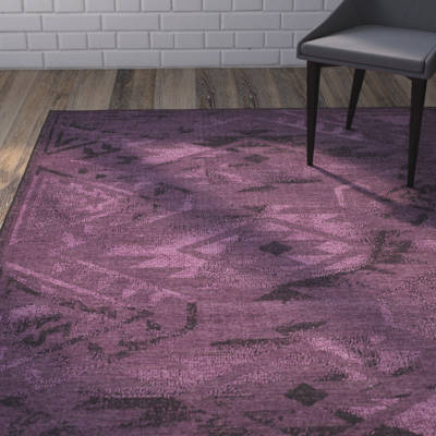 Mercury Row Circinus Black Purple Area Rug Reviews Wayfair Circinus Black Purple Area Rug
