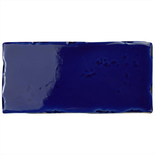 Light Blue Ceramic Subway Tile Wayfair Frisia Subway 2 5 X 13 Ceramic Tile In Blue