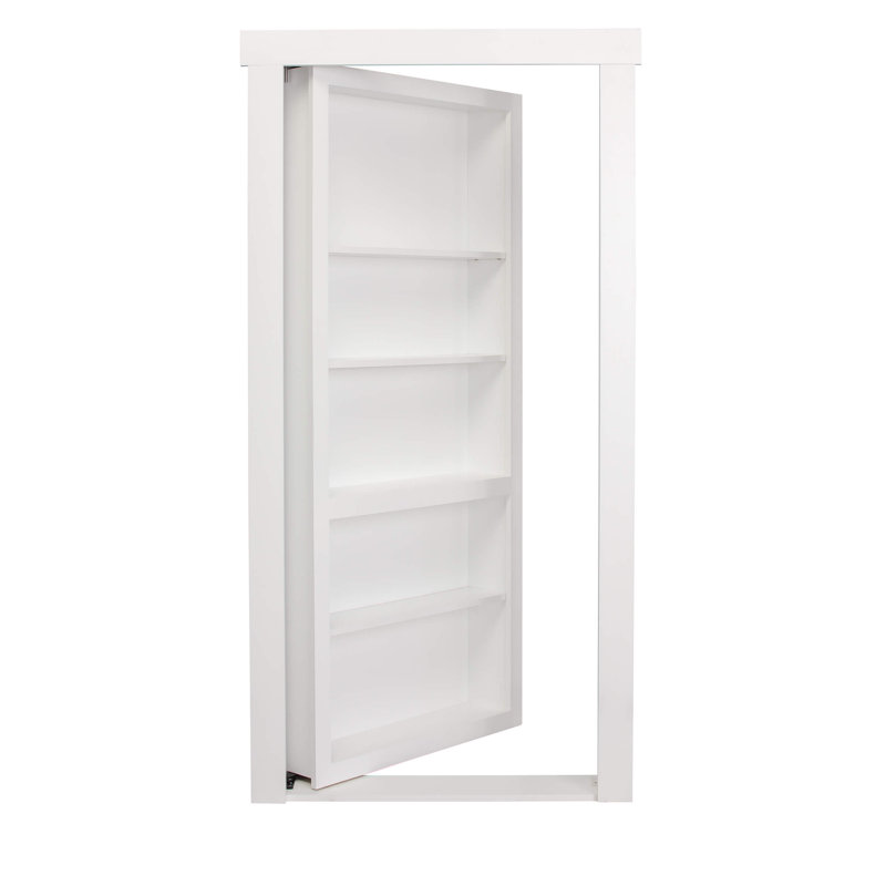 Murphydoorinc Mdf Mount Bookcase Hidden Door Wayfair