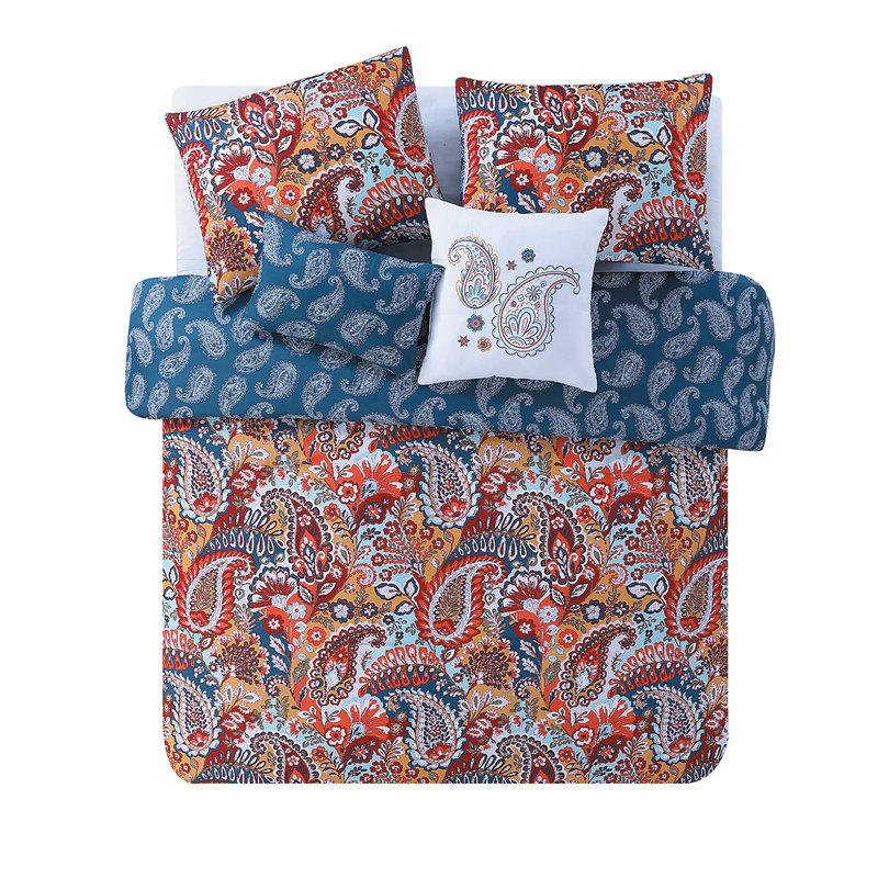 Bungalow Rose Casitas Paisley Reversible Comforter Set Reviews