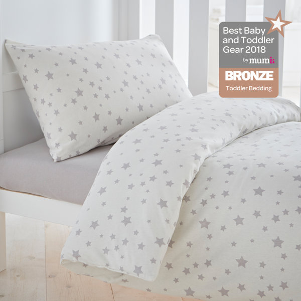 Toddler bedding can also inspire your child, who can sleep enveloped in their favourite characters, patterns and colours. cot bed duvet cover