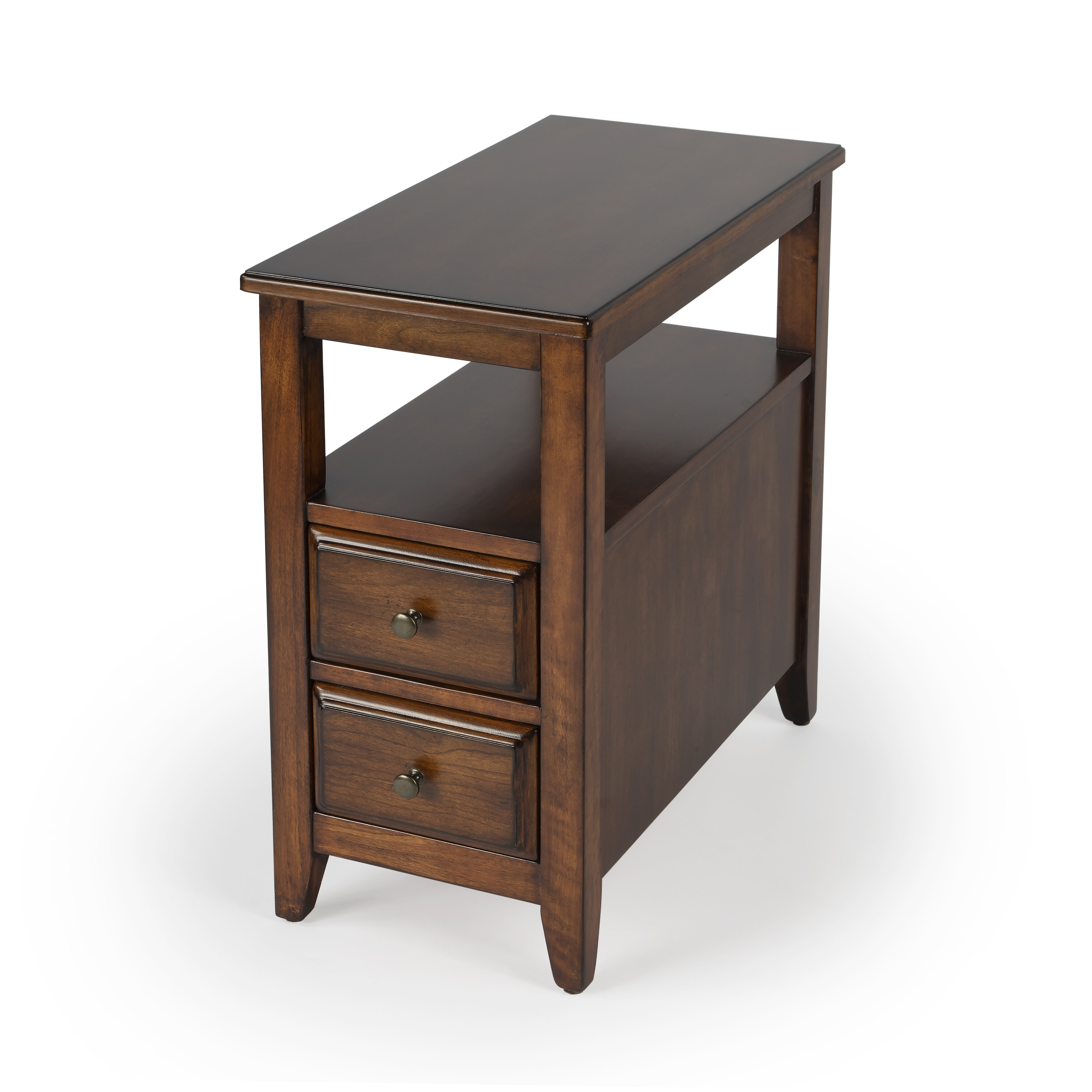 Butler Chairside End Table With Storage Reviews Perigold