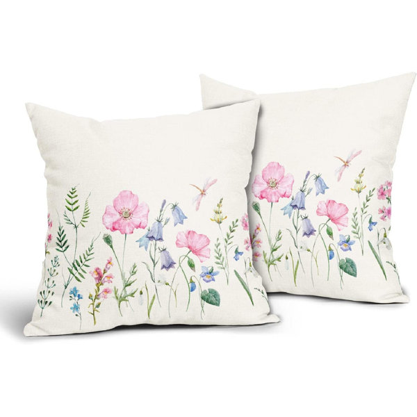 Red Barrel Studio® Nayaliz Floral Pillow Cover | Wayfair