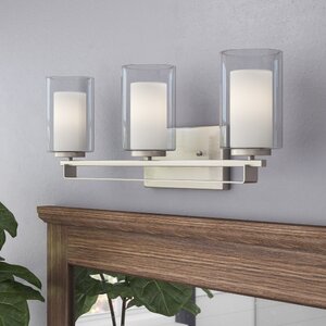 Bensenville 3-Light Drum/Cylinder Vanity Light