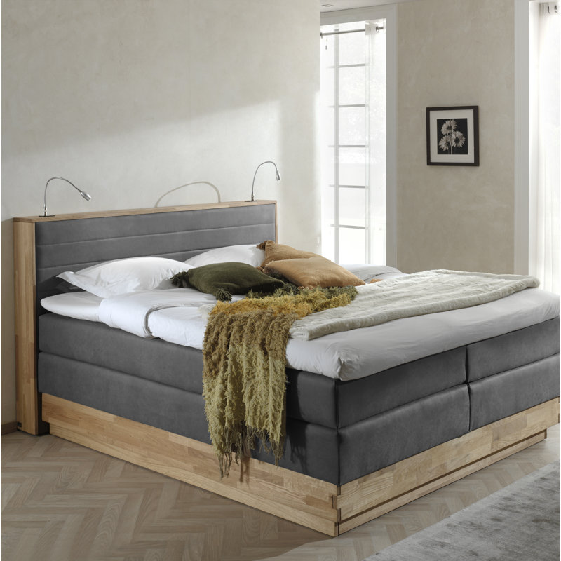 Boxspringbett SHAND von BRAYDEN STUDIO 160 x 200 cm