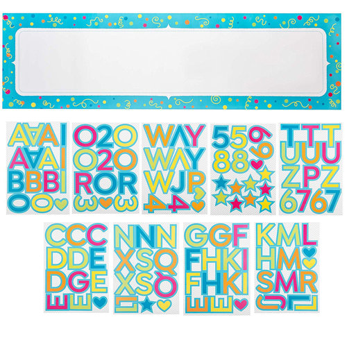 Juvale Custom Banner Kit Diy Disposable Letter Number Wayfair
