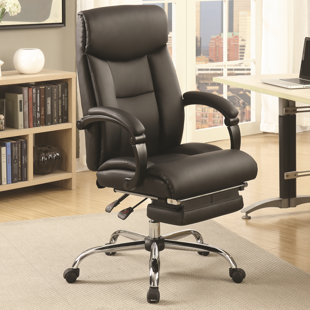 Desk Chair And Ottoman Wayfair Monimus High Back Executive Chair