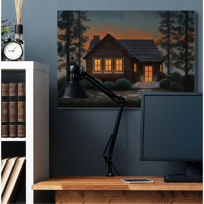 Millwood Pines Cabin In The Woods Country Landscape By Ziwei Li