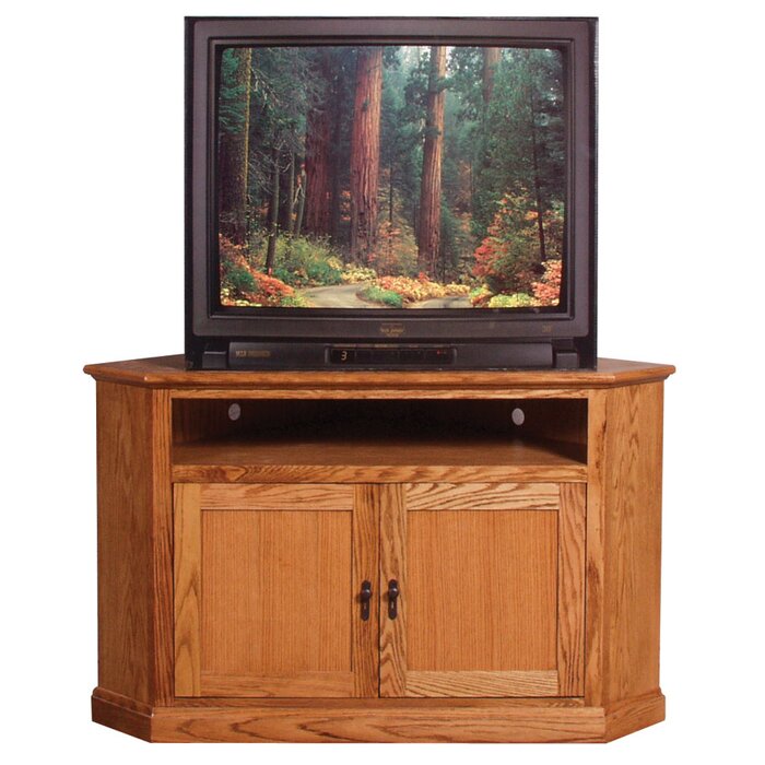Loon Peak Lowery Corner Tv Stand For Tvs Up To 58 Inches Wayfair