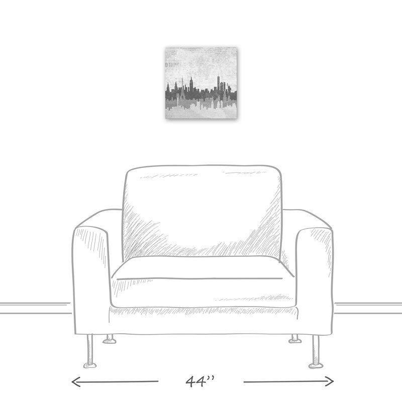 Williston Forge London Paris New York Skyline Graphic Art Print On Canvas Wayfair