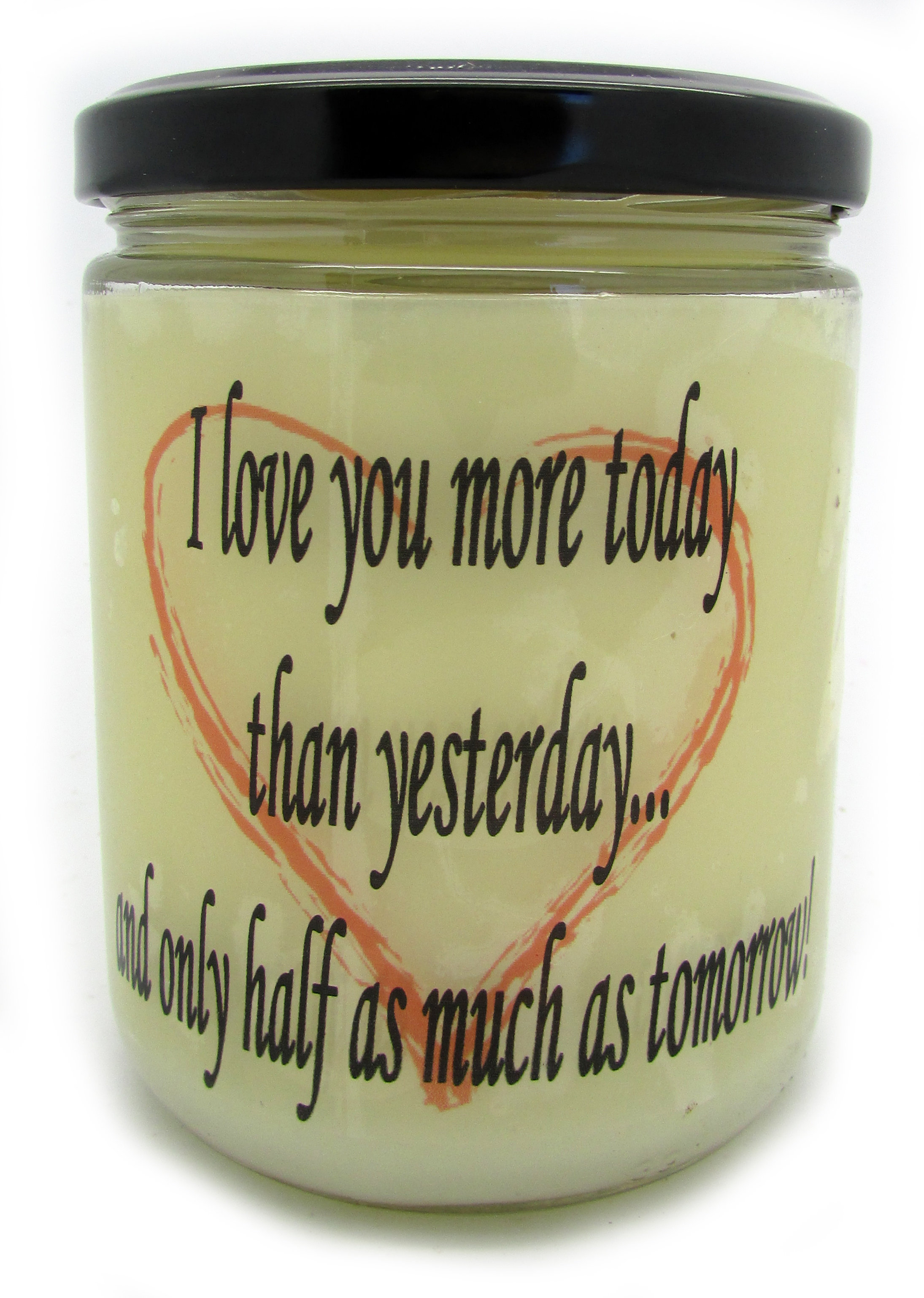 Starhollowcandleco I Love You More Today Than Yesterday And Only Half As Much As Tomorrow Cinnamon Bun Scented Jar Candle Wayfair