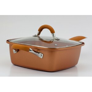 Square Copper Pan Pro 5 Piece Non-Stick Cookware Set