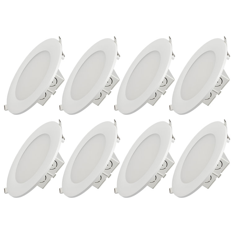 Torchstar Essential 6 Ultra Slim 5000k Remodel Ic Led Canless Recessed Lighting Kit Reviews Wayfair