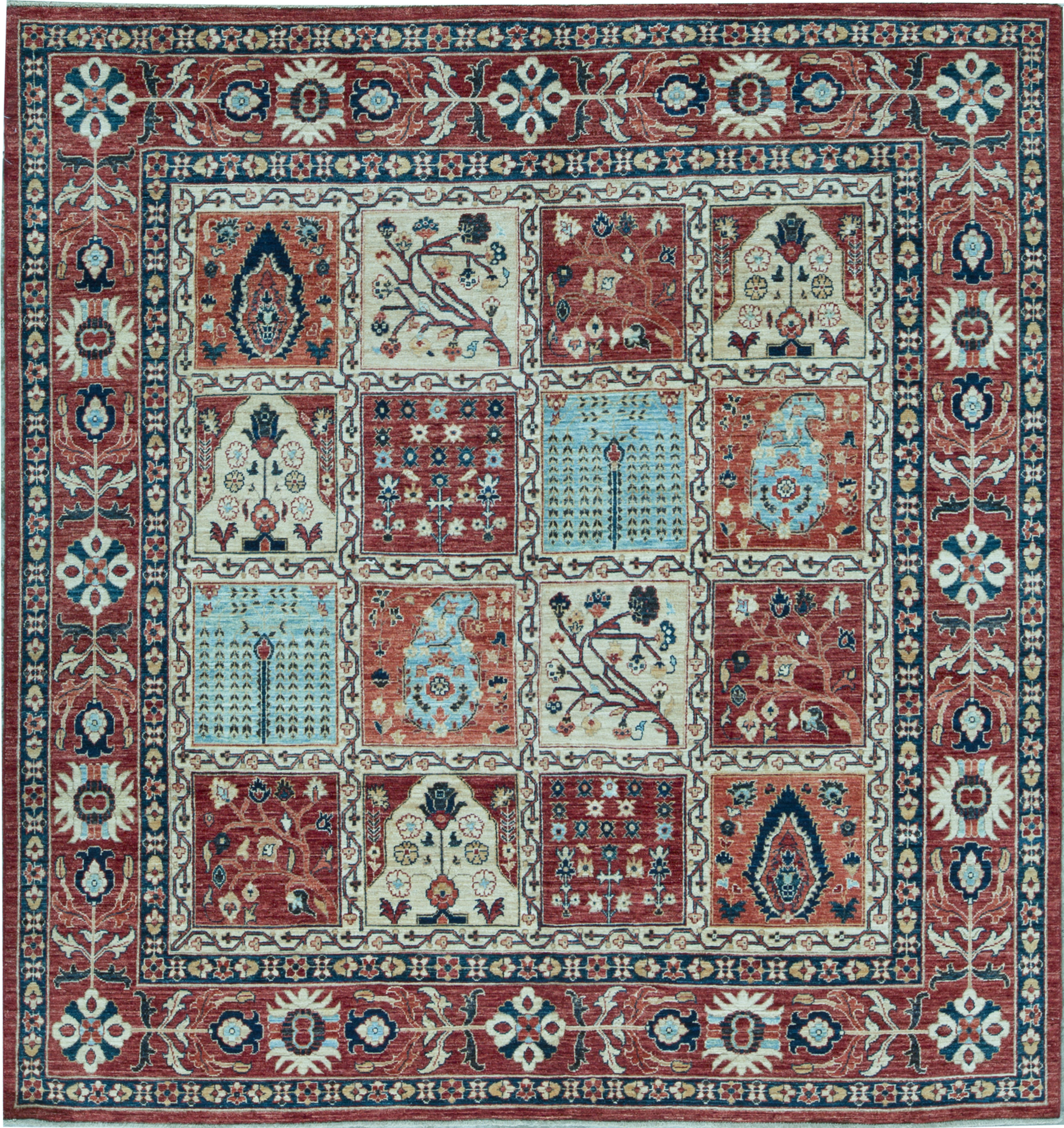 Bokara Rug Co Inc Square Aryana Oriental Hand Knotted Wool Red Area Rug Perigold