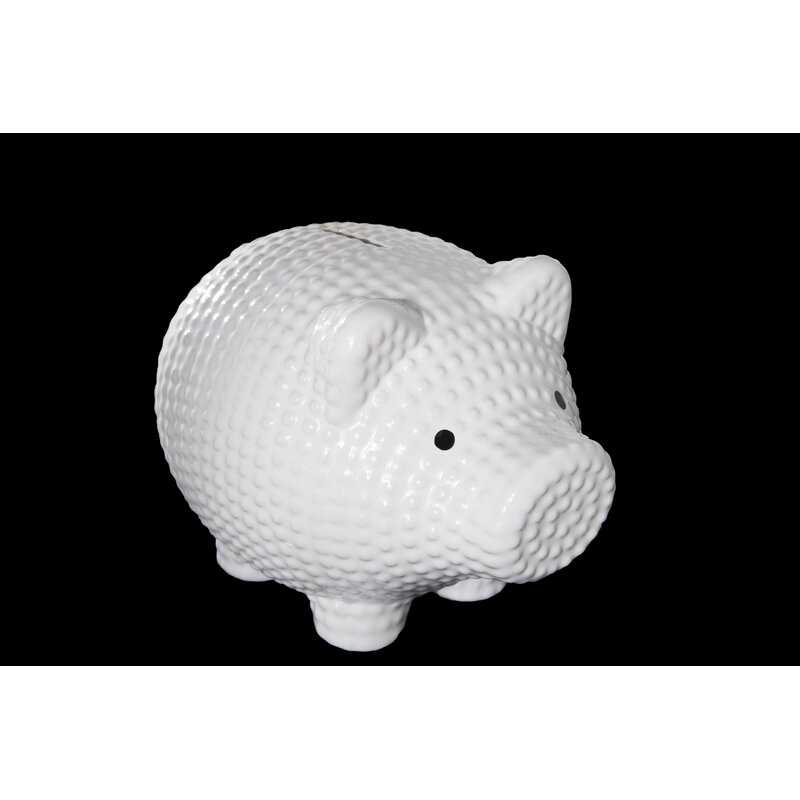 standing piggy bank