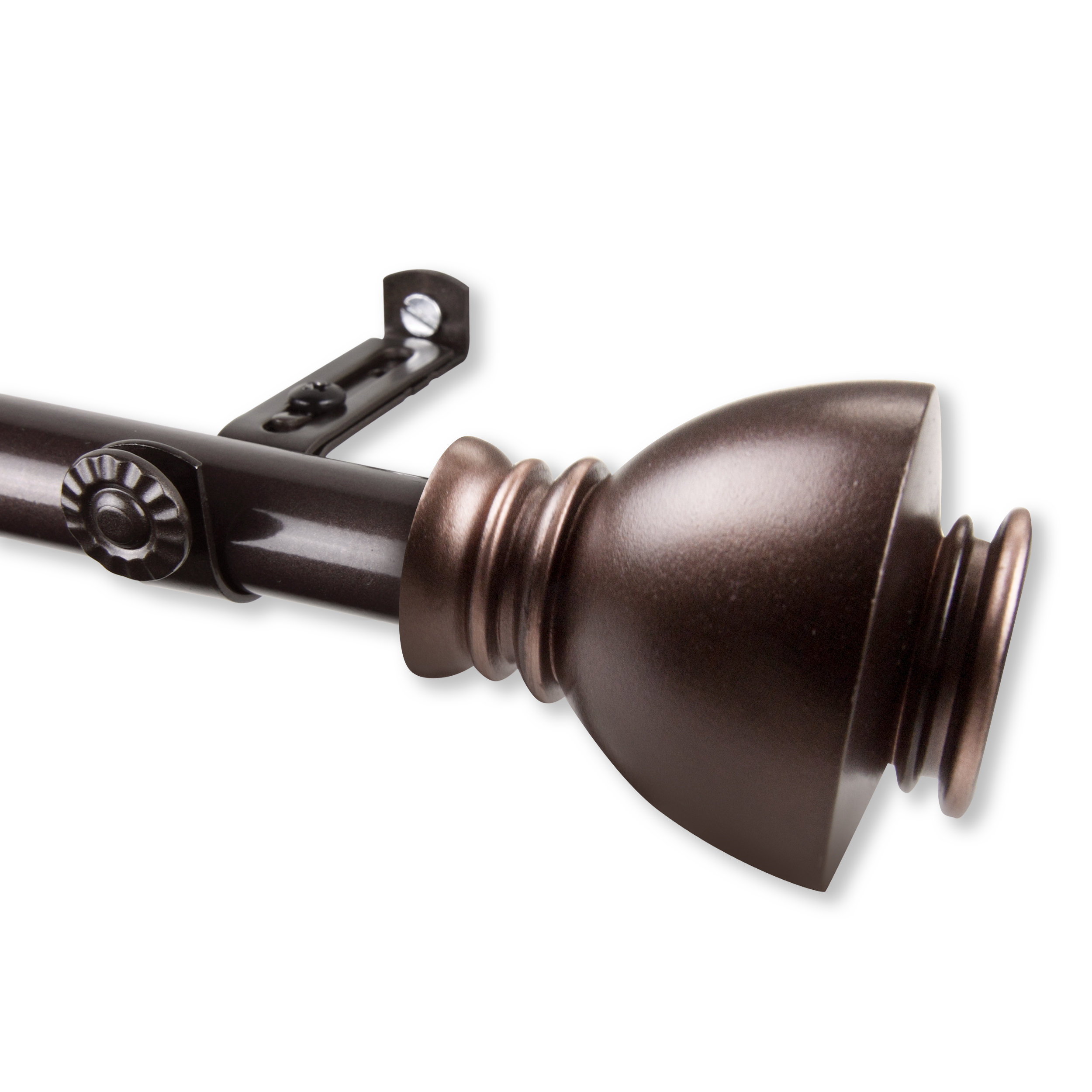 Fleur De Lis Living Sherwin Single Curtain Rod Hardware Set Wayfair