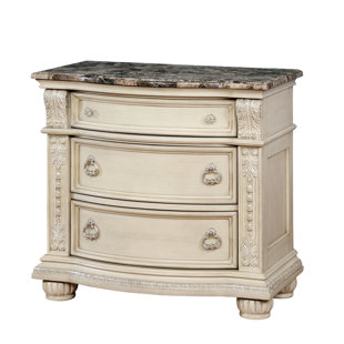 Go to store & view more images Makaila 3 Drawer Nightstand by Rosdorf Park