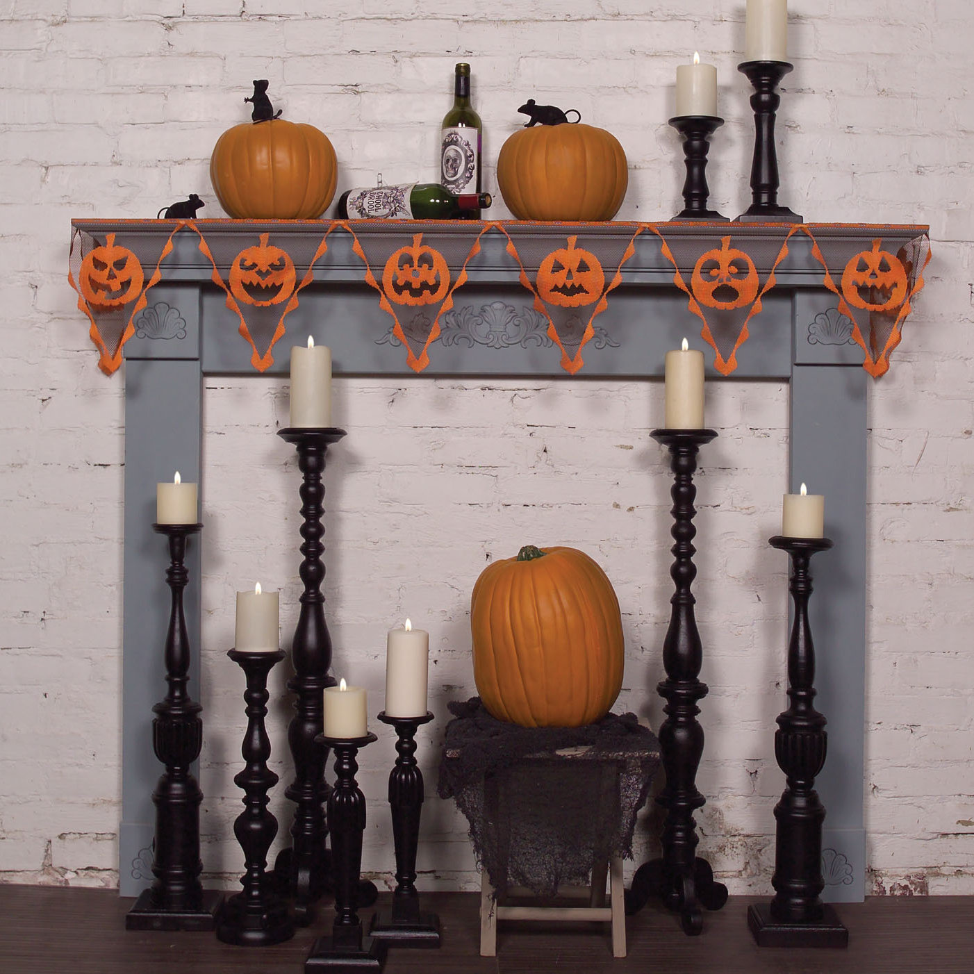 Heritage Lace Frightful Jack O Lantern Pennant Banner Wayfair