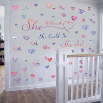 wall decor for girls room wayfair wall decor for girls