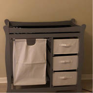 rosanna changing table with hamper